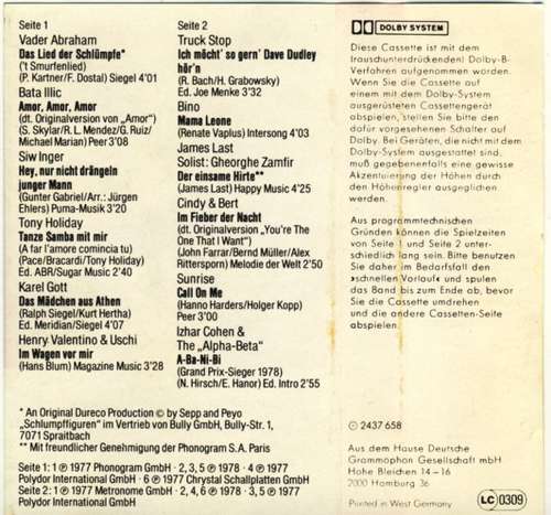Cover Various - Der Grosse Preis - Wim Thoelke Präsentiert Stars & Superhits (Cass, Comp, Dol) Schallplatten Ankauf