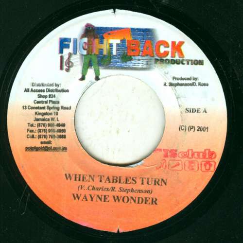 Cover Wayne Wonder - When Tables Turn (7) Schallplatten Ankauf