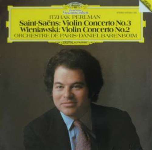 Cover Itzhak Perlman - Saint-Saëns*, Wieniawski* - Orchestre De Paris Conducted By Daniel Barenboim - Violin Concerto No.3 / Violin Concerto No.2 (LP, Album) Schallplatten Ankauf