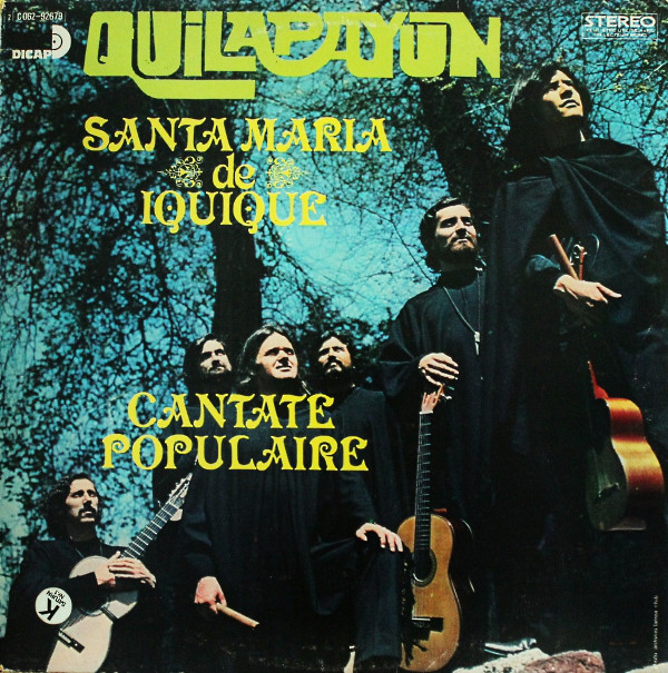 Cover Quilapayún - Santa Maria De Iquique - Cantate Populaire - Cantata Popular (LP, Album, RP) Schallplatten Ankauf