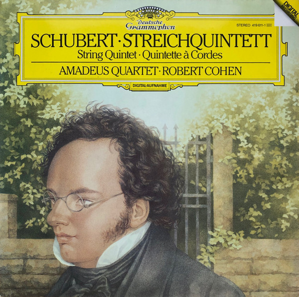 Cover Schubert* - Amadeus Quartet*, Robert Cohen - Streichquintett (LP, Album) Schallplatten Ankauf