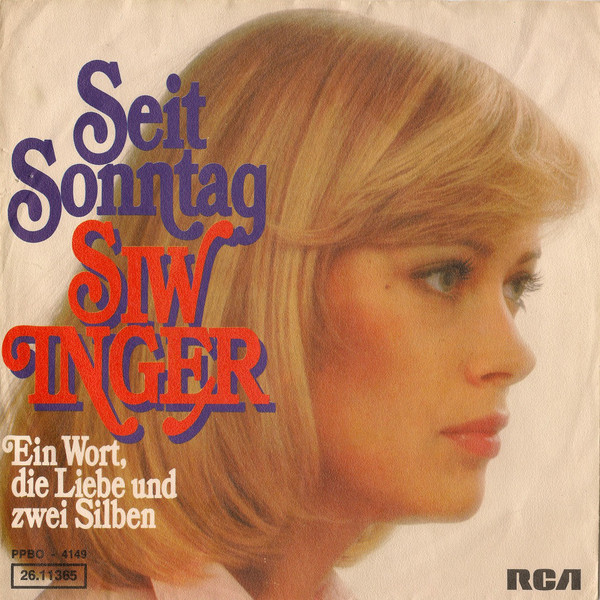 Cover Siw Inger - Seit Sonntag (7, Single) Schallplatten Ankauf
