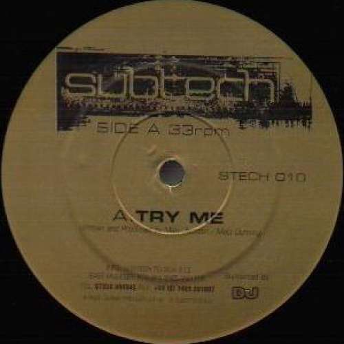 Cover Subtech - Try Me / Piano Heaven (12) Schallplatten Ankauf