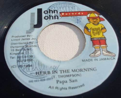 Cover Papa San - Herb In The Morning (7, Single) Schallplatten Ankauf