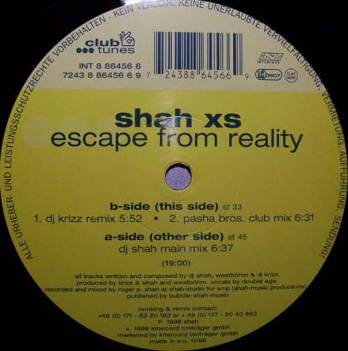 Cover Escape From Reality Schallplatten Ankauf