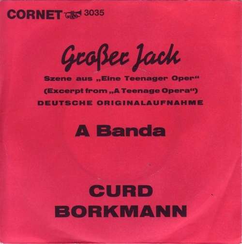 Cover Curd Borkmann - Großer Jack / A Banda (7, Single) Schallplatten Ankauf