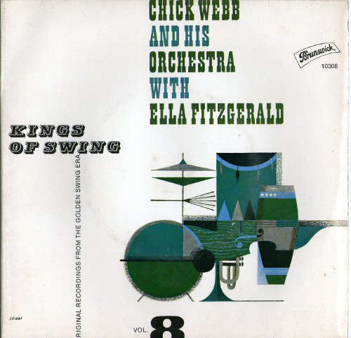 Cover Chick Webb And His Orchestra With Ella Fitzgerald - Kings Of Swing Vol. 8 (7, EP) Schallplatten Ankauf