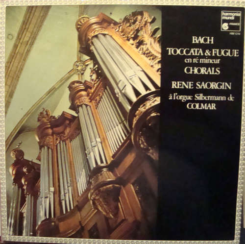 Cover J. S. Bach* – Rene Saorgin* - Bach: Toccata & Fugue En Ré Mineur (LP, Album) Schallplatten Ankauf