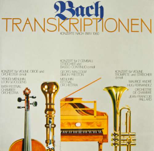 Bild Bach* - Transkriptionen - Konzerte Nach BWV 1060 (LP, Comp) Schallplatten Ankauf