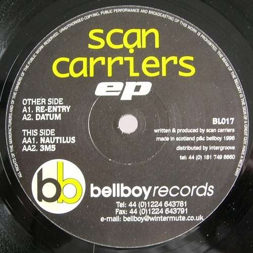 Cover Scan Carriers EP Schallplatten Ankauf