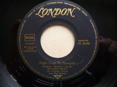 Cover Duane Eddye His Twangy Guitar And The Rebels* - Night Train To Memphis (7, Single) Schallplatten Ankauf
