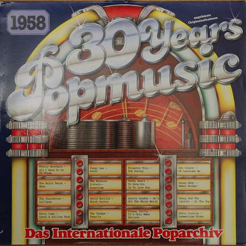 Cover Various - 30 Years Popmusic 1958 (LP, Comp, Mono) Schallplatten Ankauf