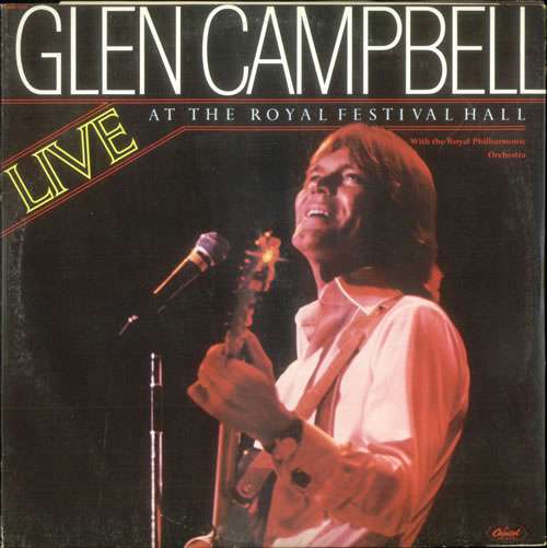 Cover Glen Campbell With The Royal Philharmonic Orchestra - Live At The Royal Festival Hall (2xLP) Schallplatten Ankauf
