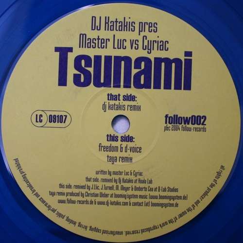 Cover Tsunami Schallplatten Ankauf