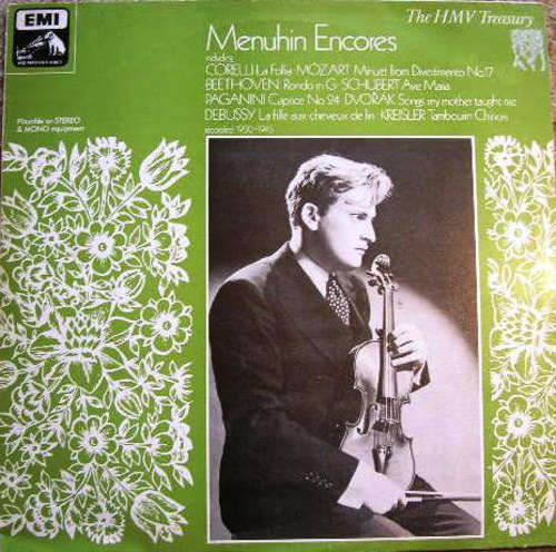 Cover Yehudi Menuhin - Encores (LP, Album) Schallplatten Ankauf