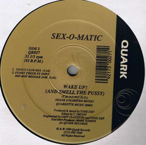 Cover Sex-O-Matic - Wake Up! (And Smell The Pussy) (12) Schallplatten Ankauf