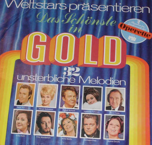 Cover Various - Weltstars Präsentieren Das Schönste In Gold (2xLP, Comp, Gat) Schallplatten Ankauf