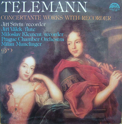 Cover Telemann* - Jiří Stivín, Jiří Válek, Prague Chamber Orchestra, Milan Munclinger - Concertante Works With Recorder (LP, Album, Quad) Schallplatten Ankauf