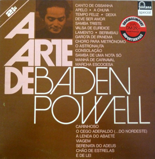 Bild Baden Powell - A Arte De Baden Powell (2xLP, Comp, RE) Schallplatten Ankauf