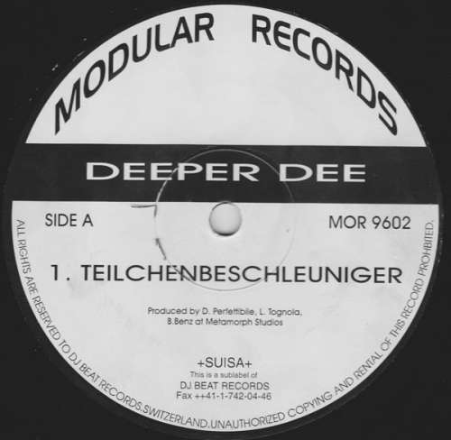 Cover Deeper Dee - Teilchenbeschleuniger (12) Schallplatten Ankauf