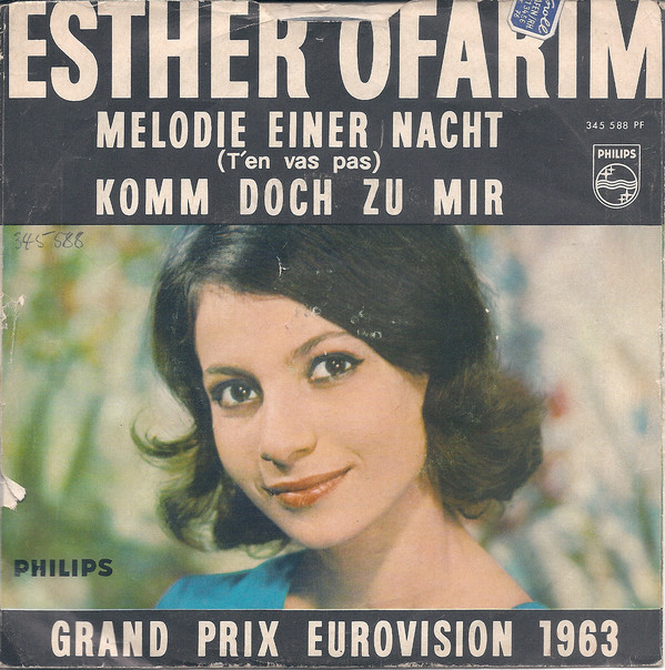 Cover Esther Ofarim - Melodie Einer Nacht (T'en Vas Pas) / Komm Doch Zu Mir (7, Single, Mono) Schallplatten Ankauf
