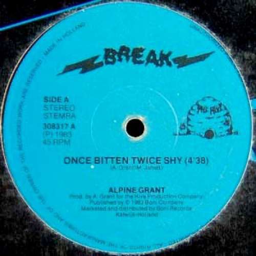 Cover Alpine Grant - Once Bitten Twice Shy (12) Schallplatten Ankauf