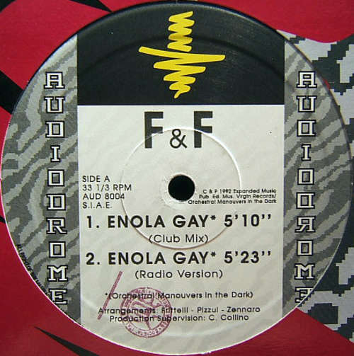 Cover F & F - Enola Gay (12) Schallplatten Ankauf