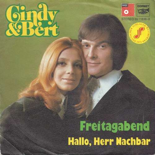 Cover Cindy & Bert - Freitagabend  (7, Single) Schallplatten Ankauf