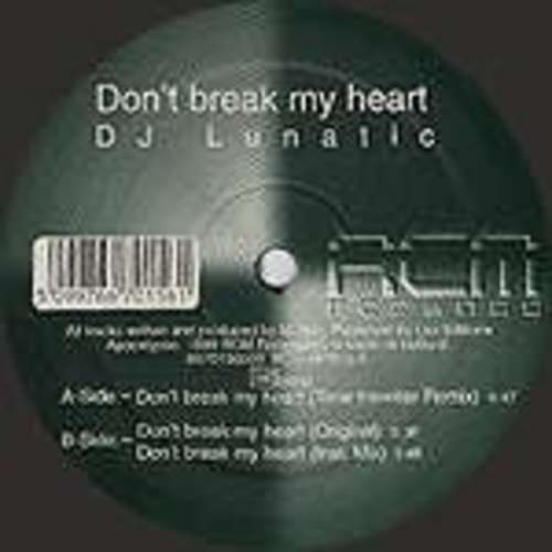 Cover Don't Break My Heart Schallplatten Ankauf