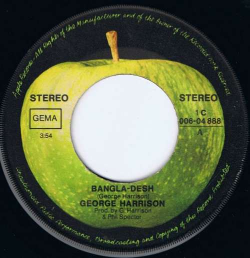 Cover George Harrison - Bangla-Desh / Deep Blue (7, Single) Schallplatten Ankauf