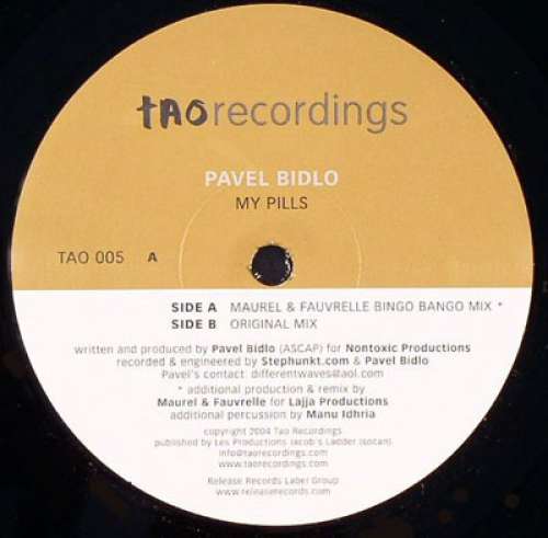 Cover Pavel Bidlo - My Pills (12) Schallplatten Ankauf