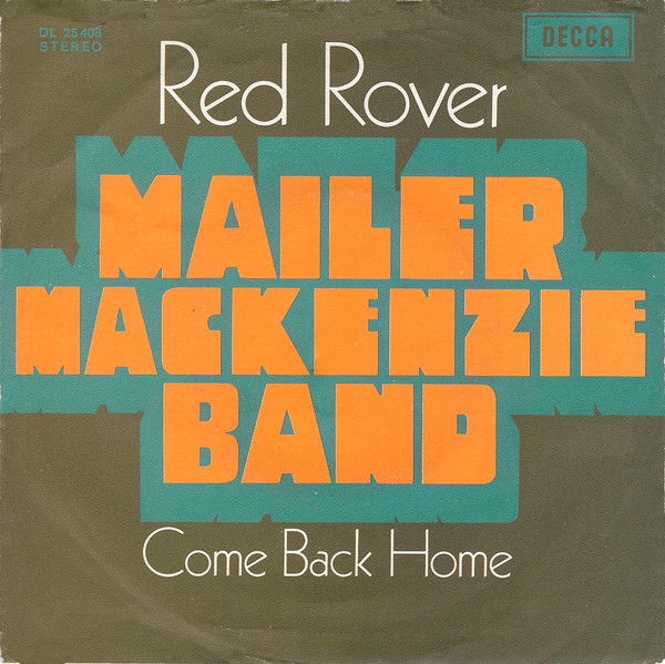 Cover Mailer MacKenzie Band - Red Rover (7, Single) Schallplatten Ankauf