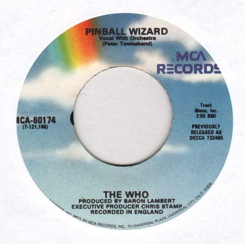 Cover The Who - Pinball Wizard / Dogs Part Two (7, Single, RE) Schallplatten Ankauf