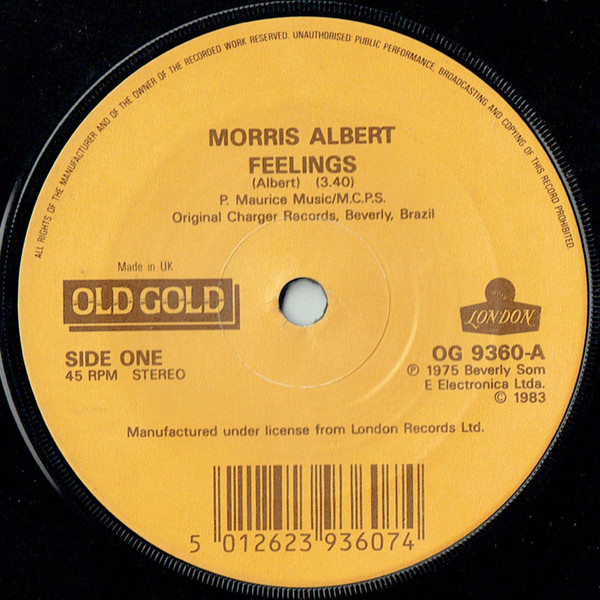 Cover Morris Albert / Bloodstone - Feelings / Natural High (7, RP) Schallplatten Ankauf