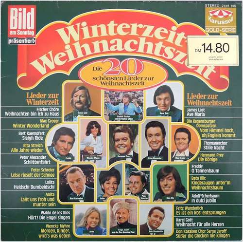 Cover Various - Winterzeit - Weihnachtszeit (Die 20 Schönsten Lieder Zur Weihnachtszeit) (LP, Comp) Schallplatten Ankauf