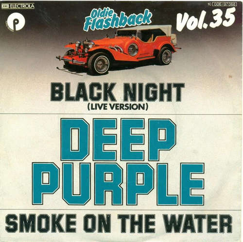 Cover Deep Purple - Black Night (Live Version) / Smoke On The Water (7, Single) Schallplatten Ankauf