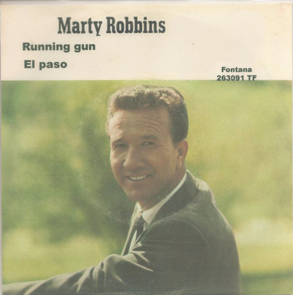 Cover Marty Robbins - El Paso / Running Gun (7, Single) Schallplatten Ankauf