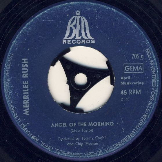 Cover Merrilee Rush - Angel Of The Morning (7, Single) Schallplatten Ankauf