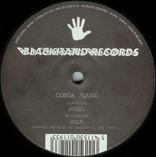Cover Conga Squad - Steel / Gold (12) Schallplatten Ankauf