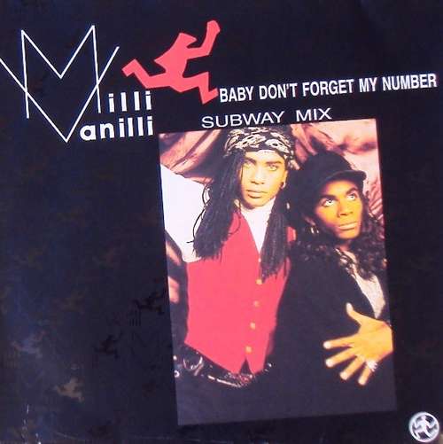 Cover Milli Vanilli - Baby Don't Forget My Number (Subway Mix) (12, Maxi) Schallplatten Ankauf