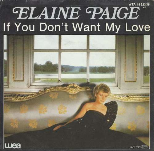 Bild Elaine Paige - If You Don't Want My Love (7, Single) Schallplatten Ankauf