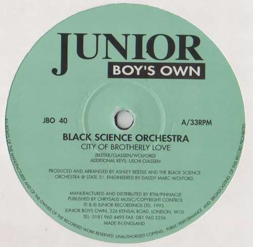 Cover Black Science Orchestra - City Of Brotherly Love / Heavy Gospel Morning (12) Schallplatten Ankauf