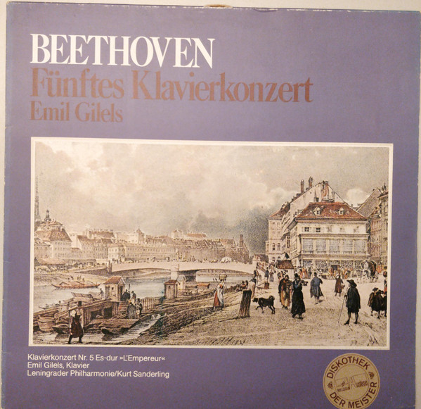 Bild Beethoven*, Emil Gilels, Kurt Sanderling, Leningrader Philharmonie* - Fünftes Klavierkonzert (LP) Schallplatten Ankauf
