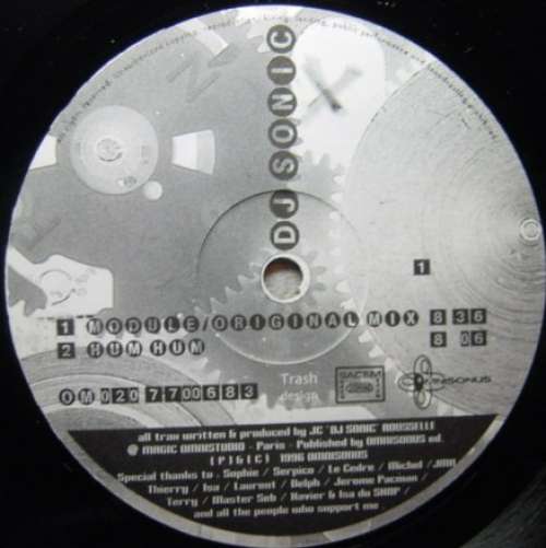 Cover DJ Sonic - Module (12) Schallplatten Ankauf