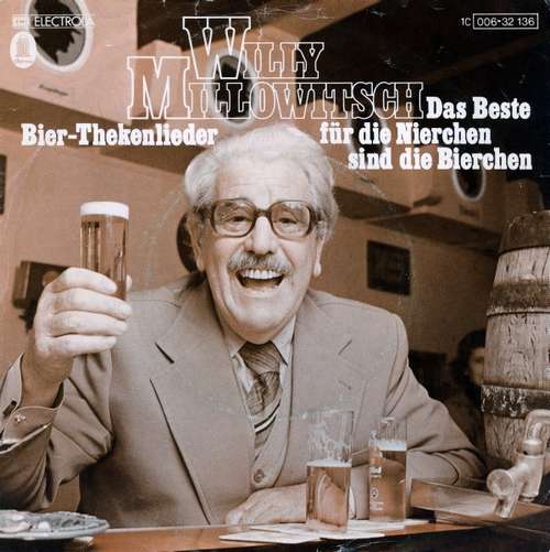 Cover Willy Millowitsch - Das Beste Für Die Nierchen Sind Die Bierchen / Bier-Thekenlieder (Potp.) (7, Single) Schallplatten Ankauf