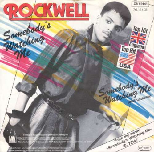 Cover Rockwell - Somebody's Watching Me (7, Single) Schallplatten Ankauf