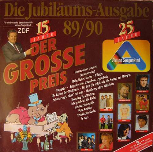 Cover Various - Der Grosse Preis · Die Jubiläums-Ausgabe 89/90 (LP, Comp) Schallplatten Ankauf