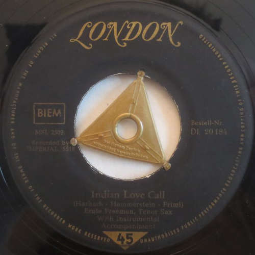 Cover Ernie Freeman - Indian Love Call / Summer Serenade (7, Single) Schallplatten Ankauf