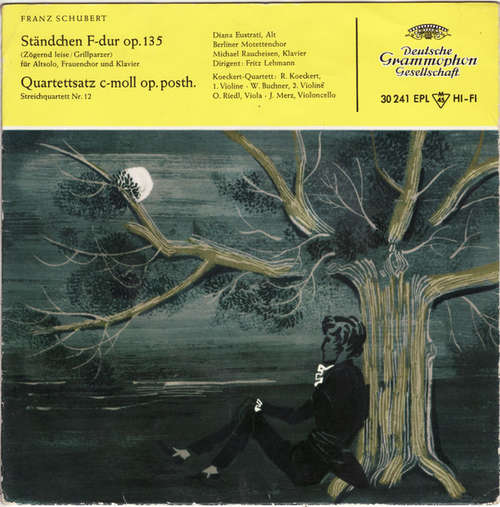 Cover Franz Schubert - Ständchen Op. 135 / Quartettsatz C-Moll Op. Posth. (7, EP, Mono) Schallplatten Ankauf