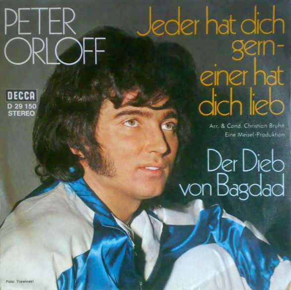 Cover Peter Orloff - Jeder Hat Dich Gern - Einer Hat Dich Lieb (7, Single) Schallplatten Ankauf